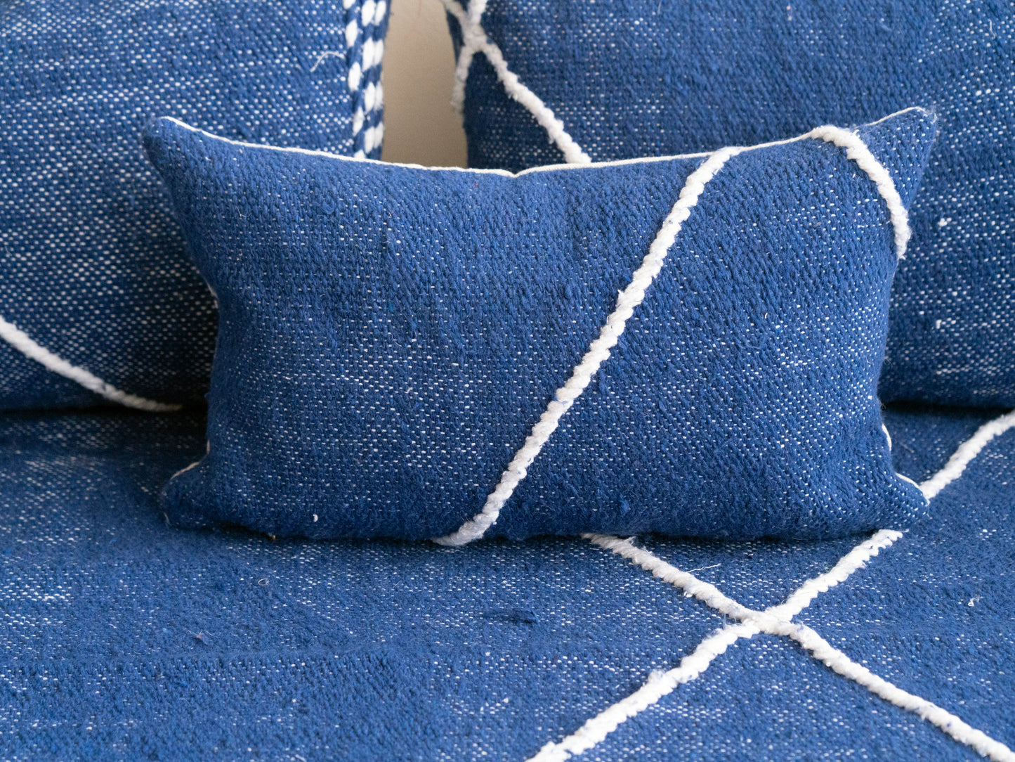 Blue Floor Cushions