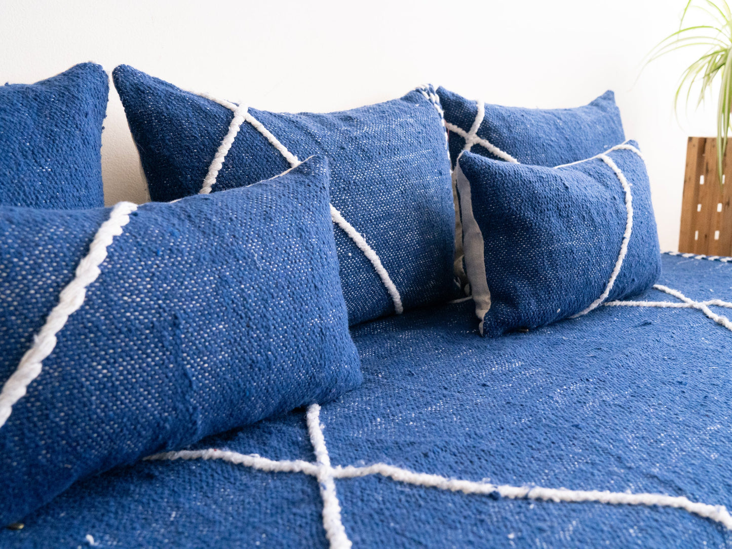 Blue Floor Cushions
