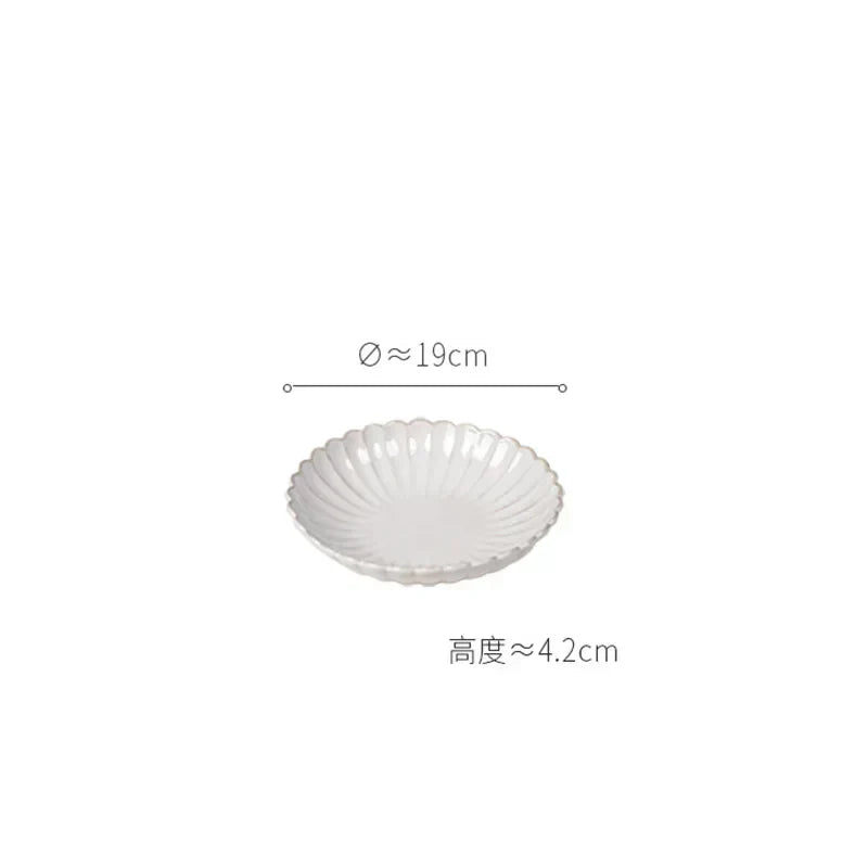Retro Stripes Ceramic Plate