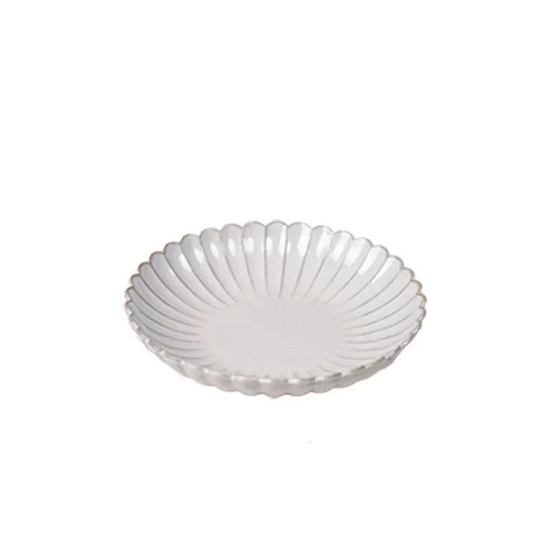 Retro Stripes Ceramic Plate