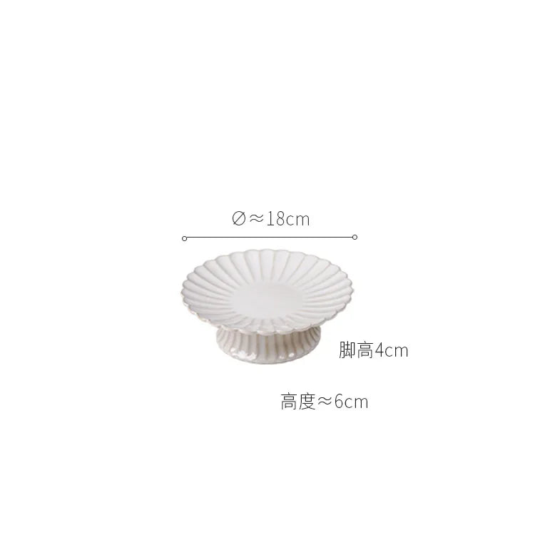 Retro Stripes Ceramic Plate