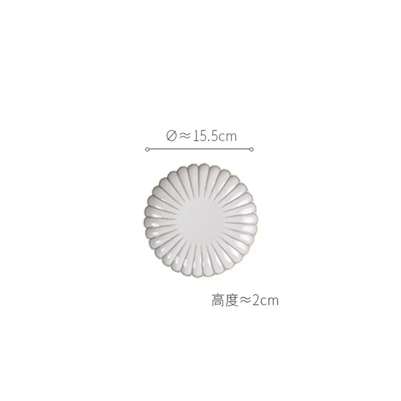 Retro Stripes Ceramic Plate