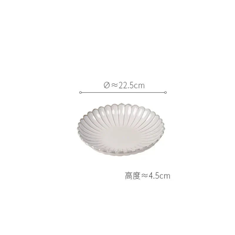 Retro Stripes Ceramic Plate