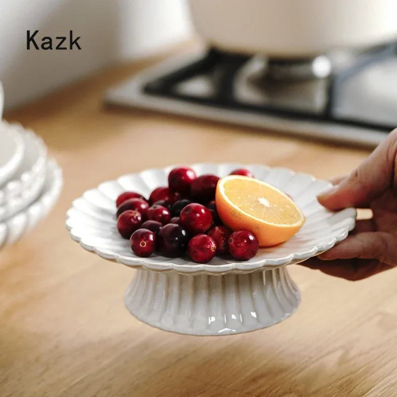 Retro Stripes Ceramic Plate