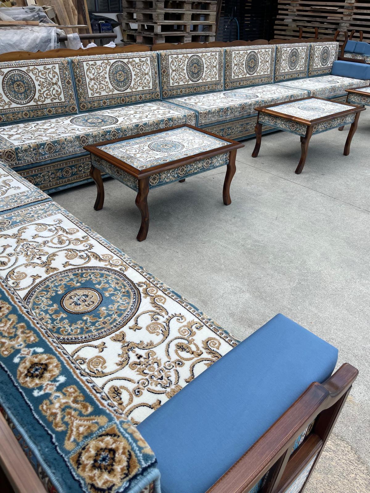 Wooden Bench Majlis
