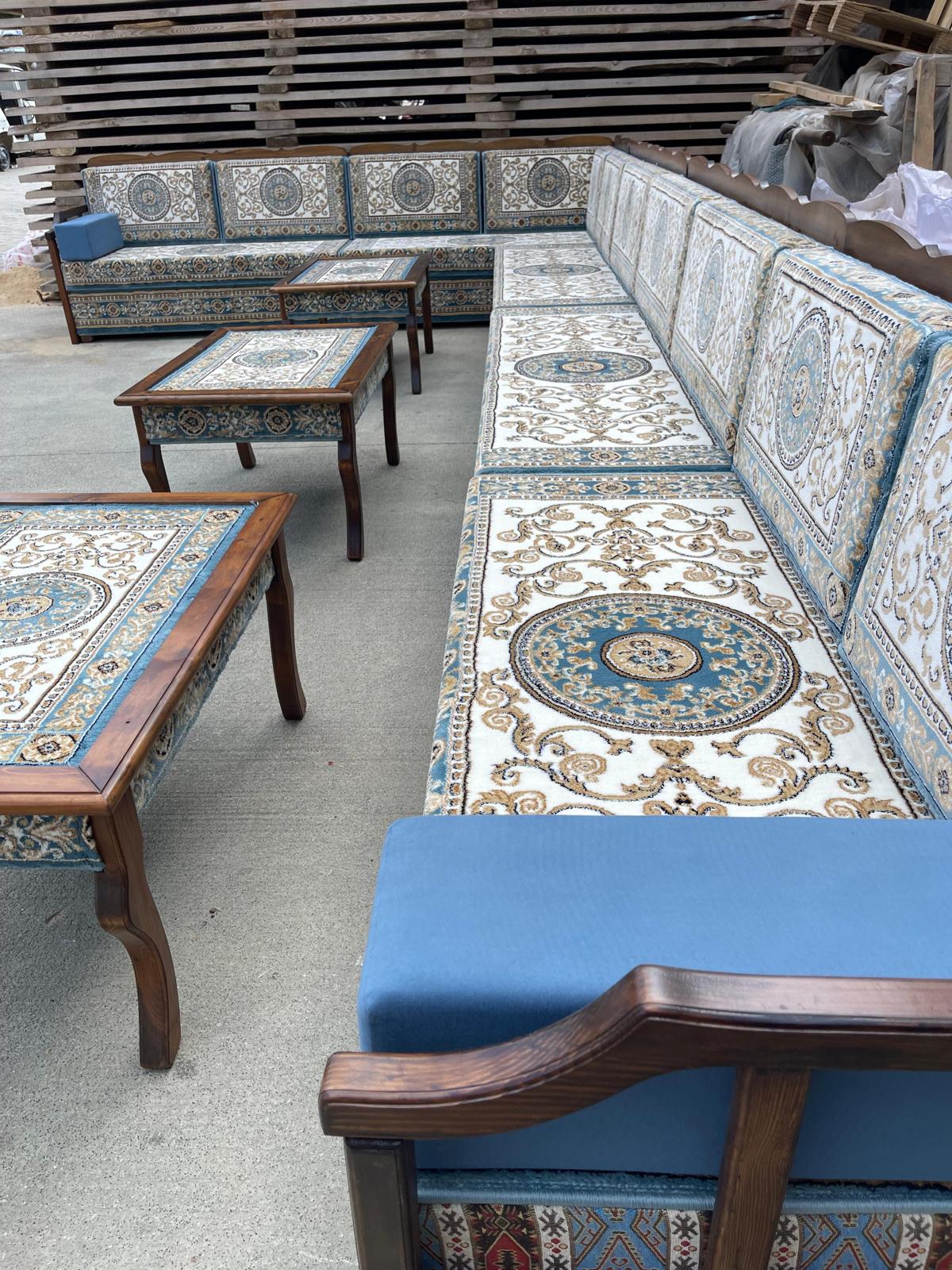 Wooden Bench Majlis