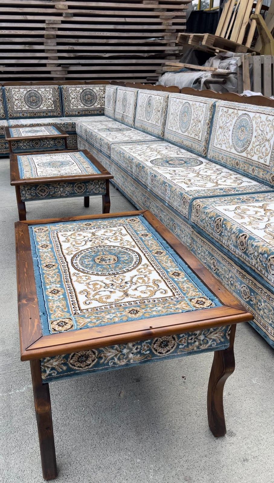 Wooden Bench Majlis