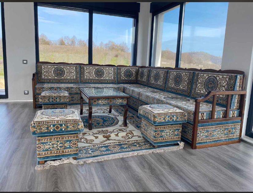 Wooden Bench Majlis