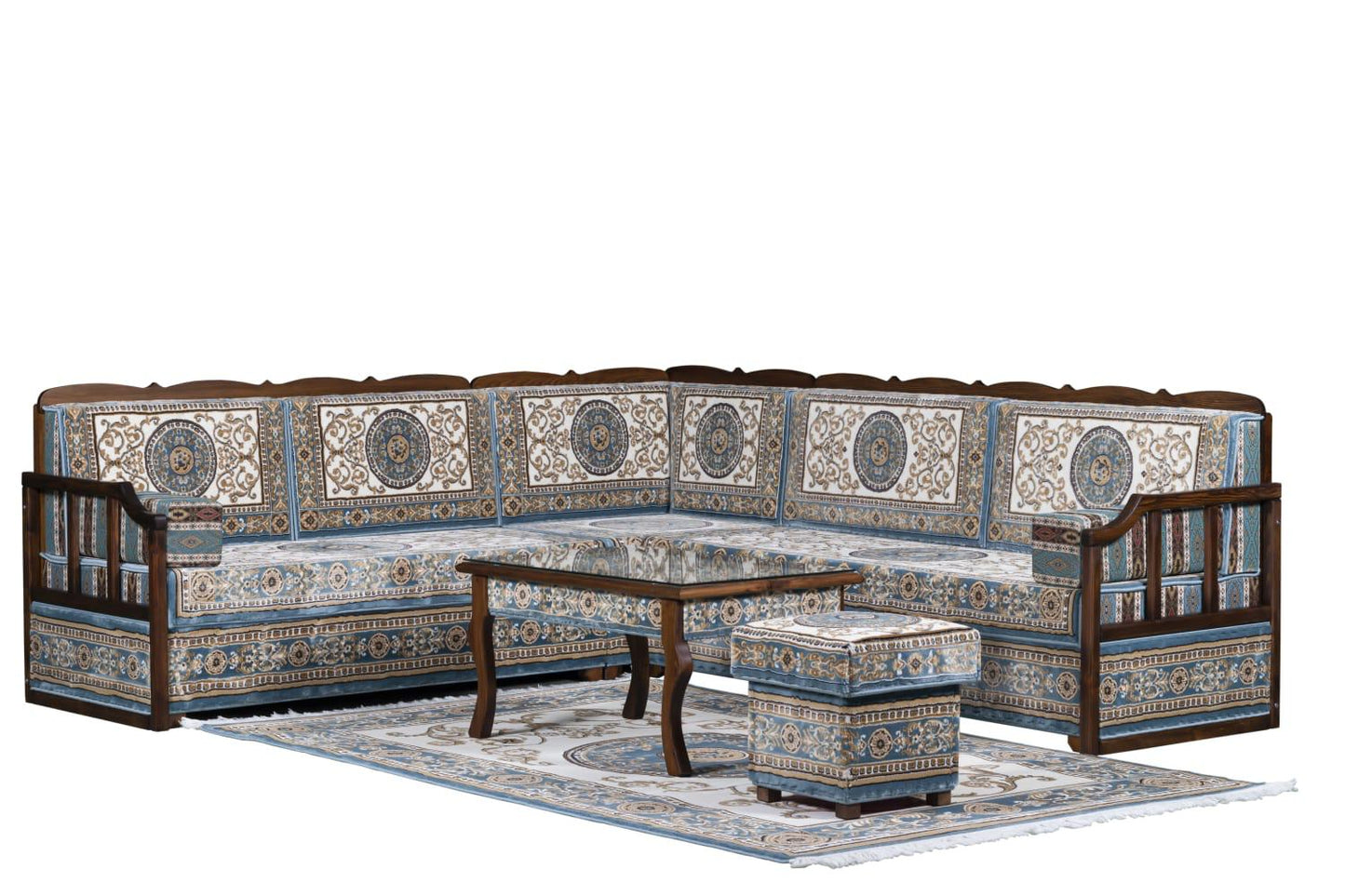 Wooden Bench Majlis