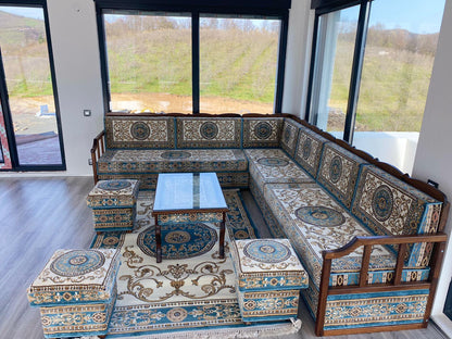 Wooden Bench Majlis