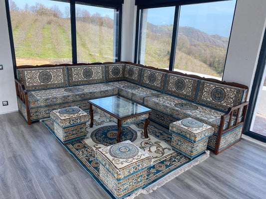 Wooden Bench Majlis