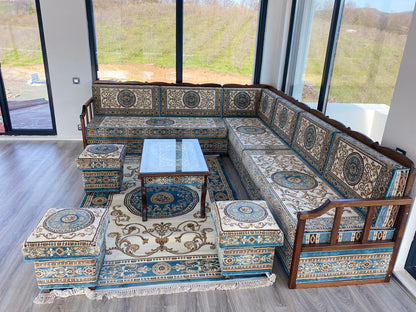 Wooden Bench Majlis
