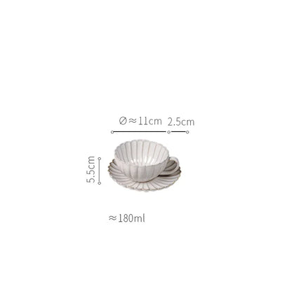 Retro Stripes Ceramic Plate
