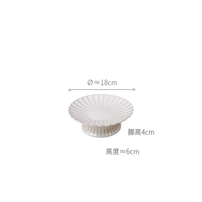 Retro Stripes Ceramic Plate
