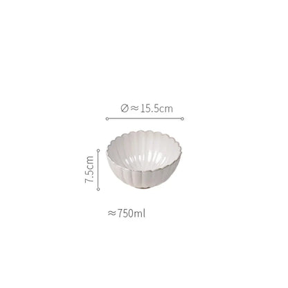 Retro Stripes Ceramic Plate