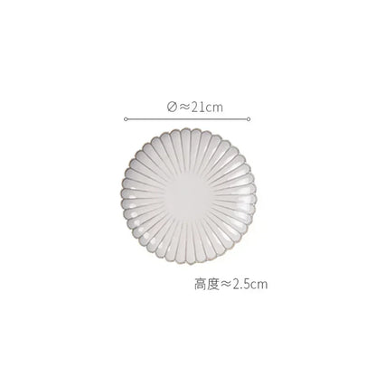 Retro Stripes Ceramic Plate