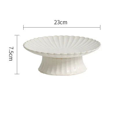 Retro Stripes Ceramic Plate